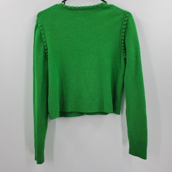 Women's J. Crew Odette Cable Knit Sweater Lady Jacket Women's Size Small - Picture 2 of 5